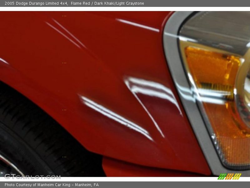 Flame Red / Dark Khaki/Light Graystone 2005 Dodge Durango Limited 4x4