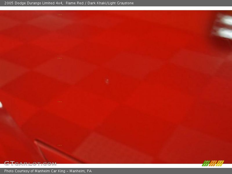 Flame Red / Dark Khaki/Light Graystone 2005 Dodge Durango Limited 4x4