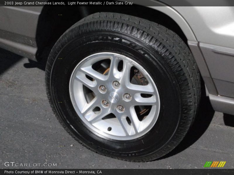 Light Pewter Metallic / Dark Slate Gray 2003 Jeep Grand Cherokee Laredo
