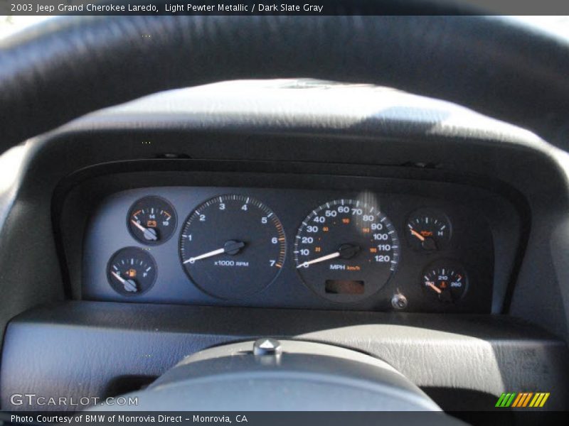 Light Pewter Metallic / Dark Slate Gray 2003 Jeep Grand Cherokee Laredo