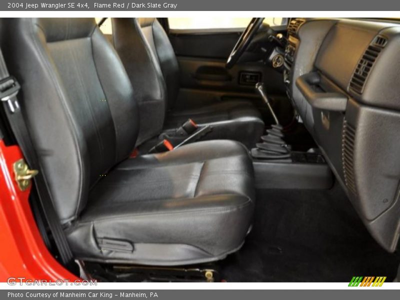 Flame Red / Dark Slate Gray 2004 Jeep Wrangler SE 4x4