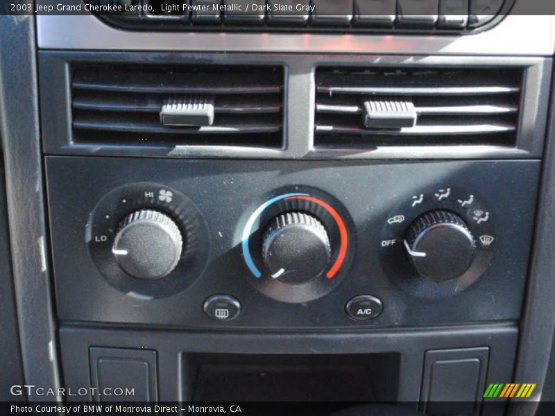Light Pewter Metallic / Dark Slate Gray 2003 Jeep Grand Cherokee Laredo