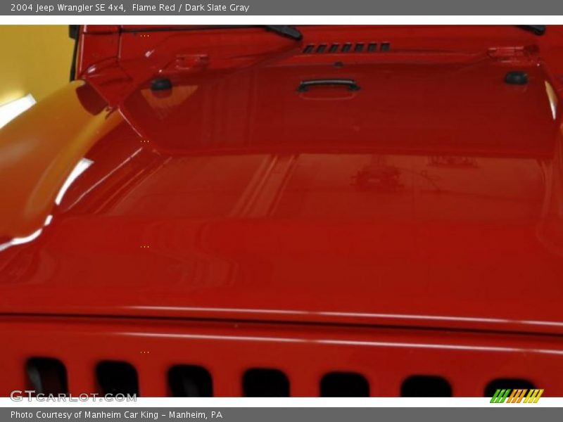 Flame Red / Dark Slate Gray 2004 Jeep Wrangler SE 4x4
