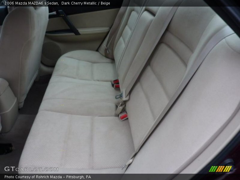  2006 MAZDA6 s Sedan Beige Interior