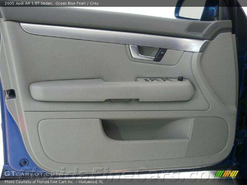 Ocean Blue Pearl / Grey 2005 Audi A4 1.8T Sedan