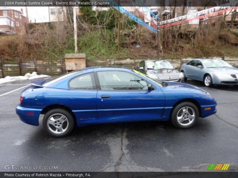 Electric Blue Metallic / Graphite 2004 Pontiac Sunfire Coupe