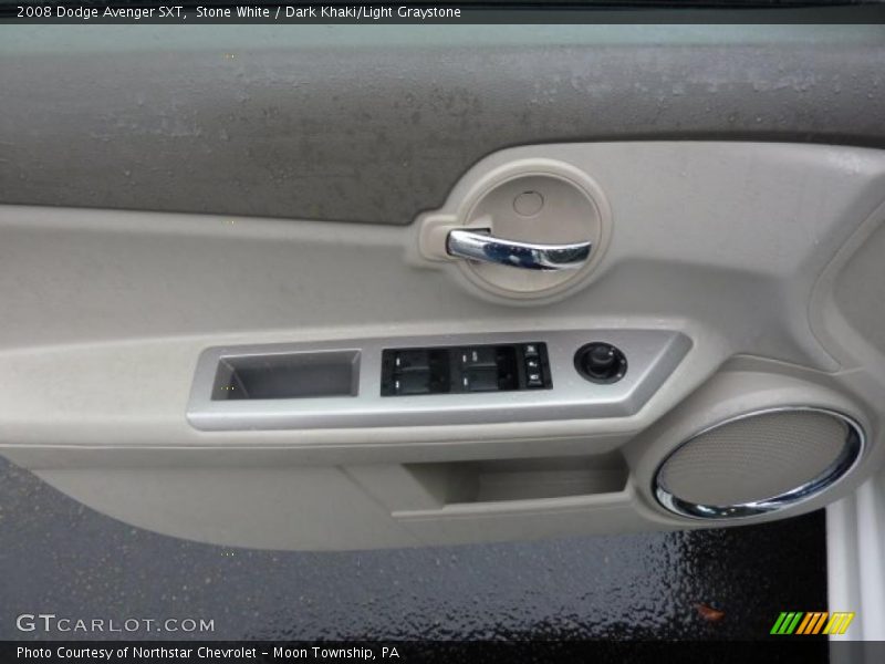 Stone White / Dark Khaki/Light Graystone 2008 Dodge Avenger SXT