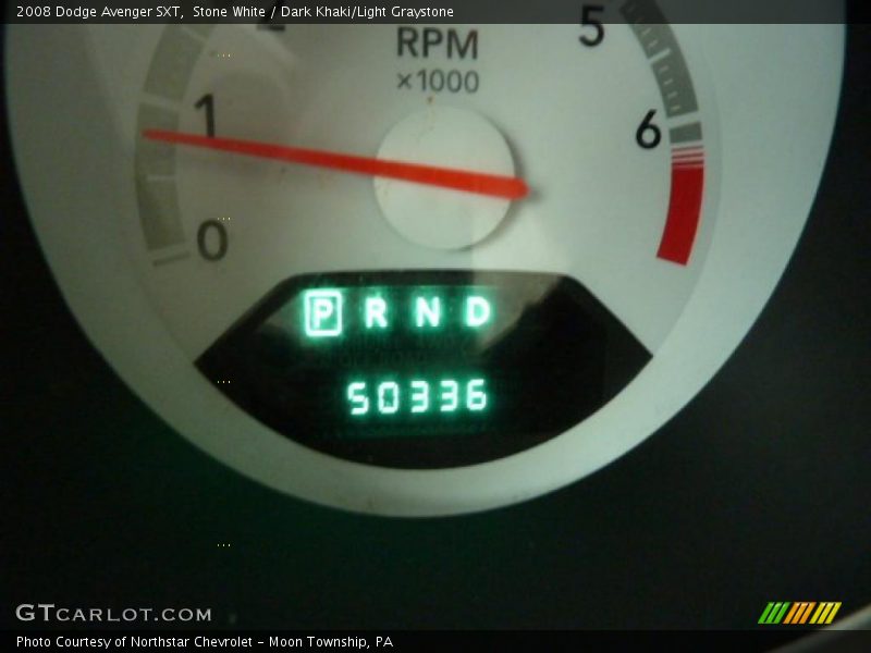 Stone White / Dark Khaki/Light Graystone 2008 Dodge Avenger SXT