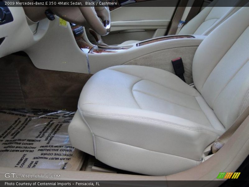 Black / Cashmere 2009 Mercedes-Benz E 350 4Matic Sedan