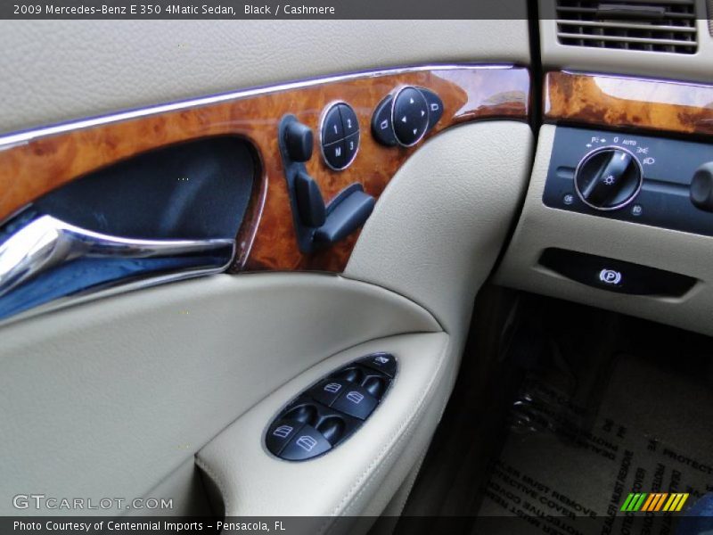 Black / Cashmere 2009 Mercedes-Benz E 350 4Matic Sedan