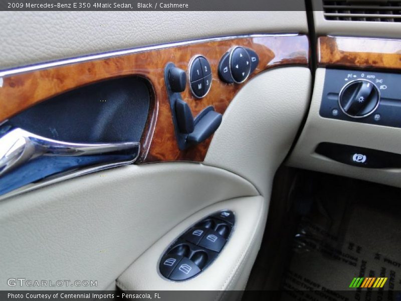 Black / Cashmere 2009 Mercedes-Benz E 350 4Matic Sedan