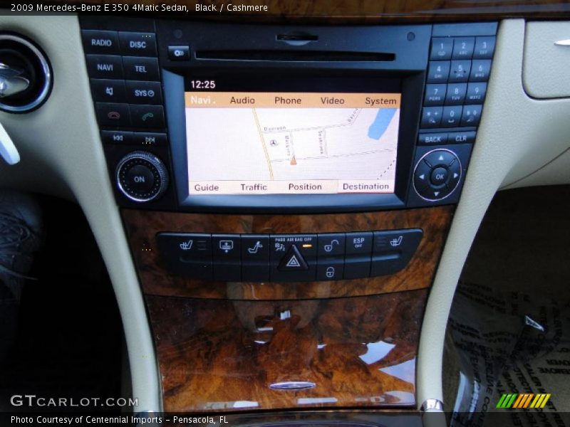 Black / Cashmere 2009 Mercedes-Benz E 350 4Matic Sedan