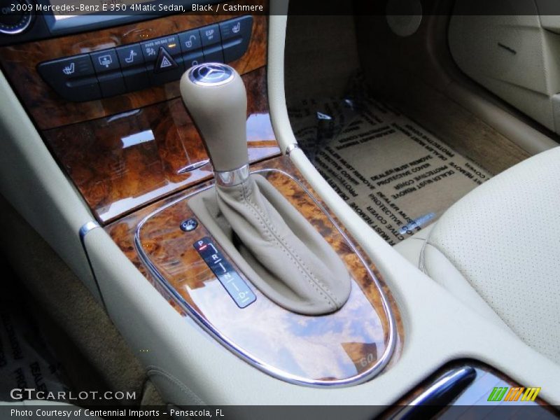 Black / Cashmere 2009 Mercedes-Benz E 350 4Matic Sedan