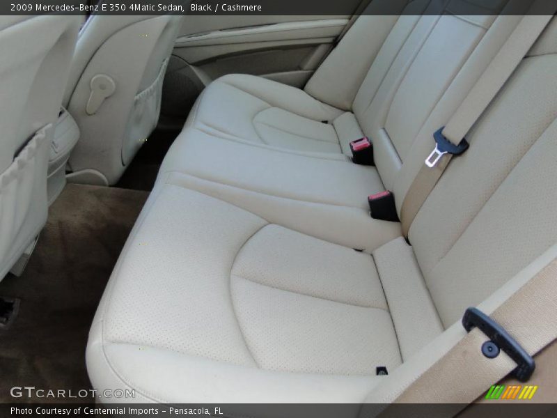 Black / Cashmere 2009 Mercedes-Benz E 350 4Matic Sedan