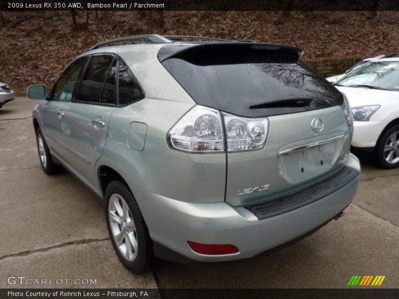 Bamboo Pearl / Parchment 2009 Lexus RX 350 AWD