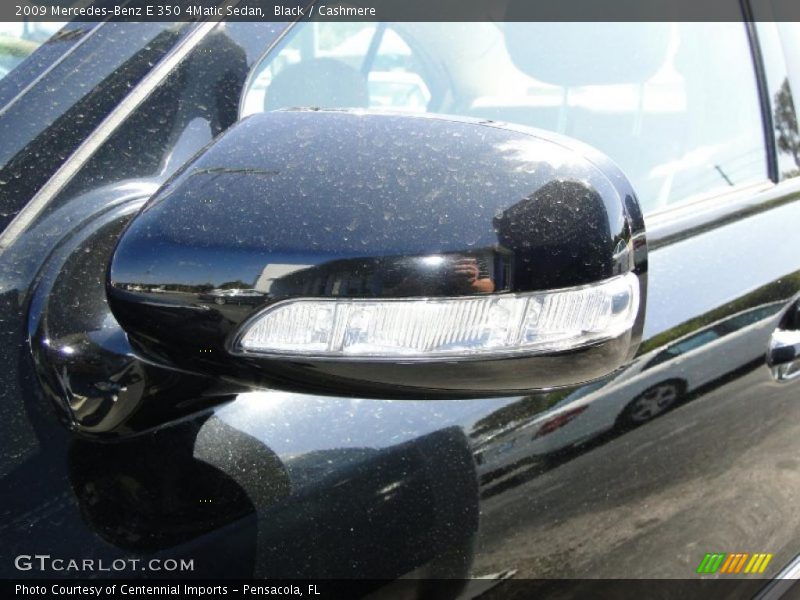 Black / Cashmere 2009 Mercedes-Benz E 350 4Matic Sedan