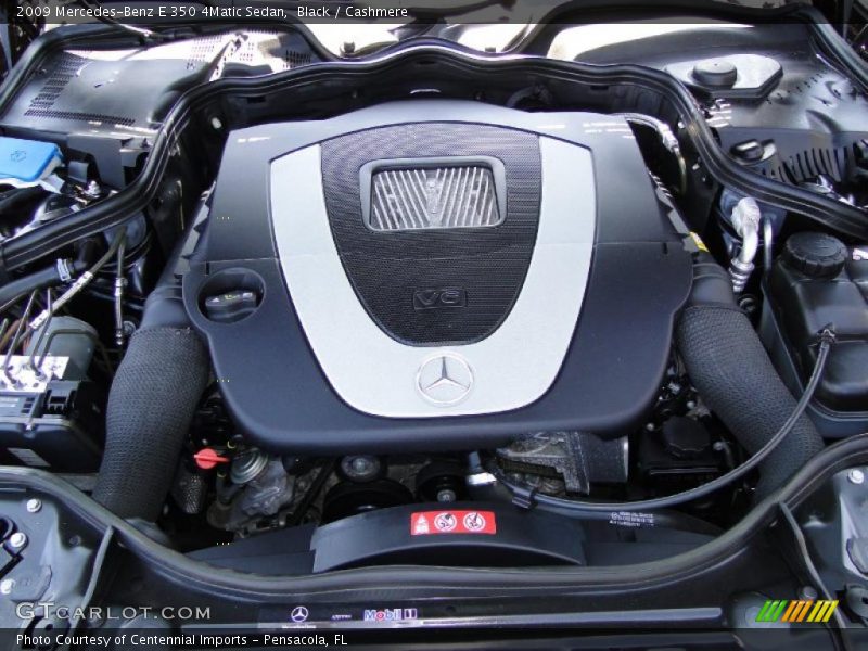 Black / Cashmere 2009 Mercedes-Benz E 350 4Matic Sedan