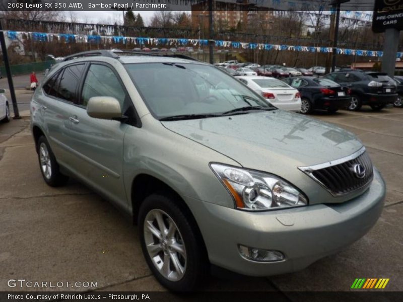 Bamboo Pearl / Parchment 2009 Lexus RX 350 AWD