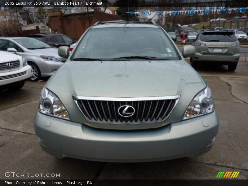 Bamboo Pearl / Parchment 2009 Lexus RX 350 AWD