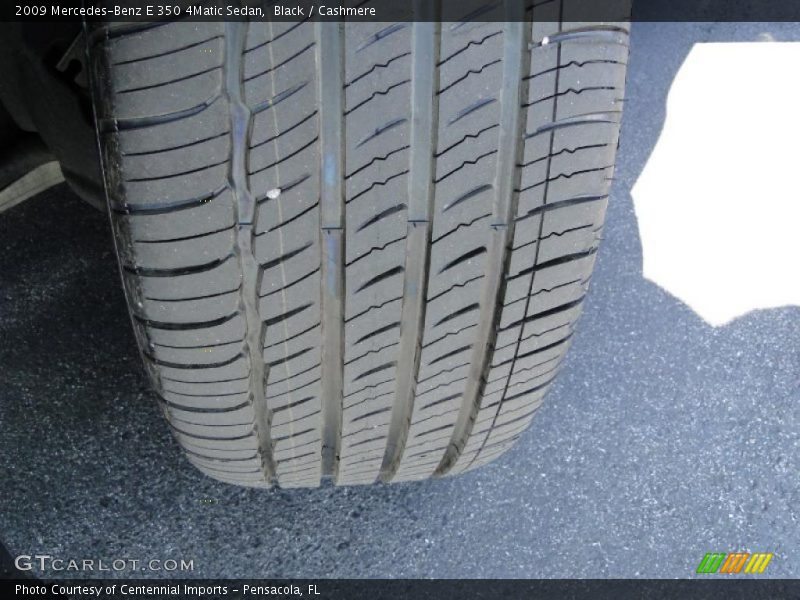 Black / Cashmere 2009 Mercedes-Benz E 350 4Matic Sedan
