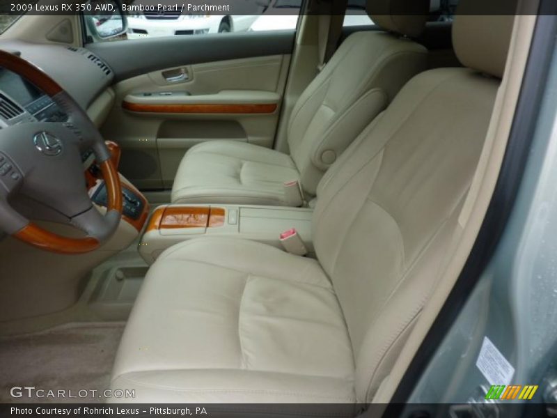 Bamboo Pearl / Parchment 2009 Lexus RX 350 AWD