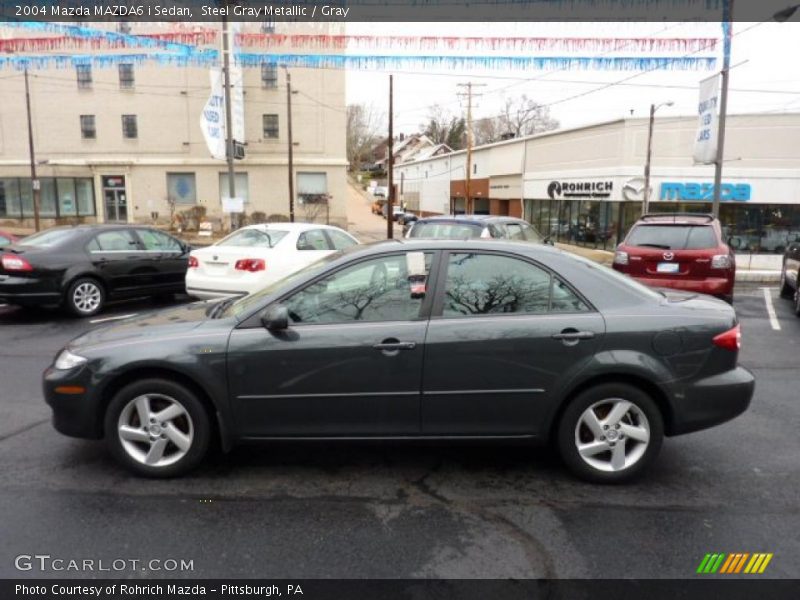 Steel Gray Metallic / Gray 2004 Mazda MAZDA6 i Sedan