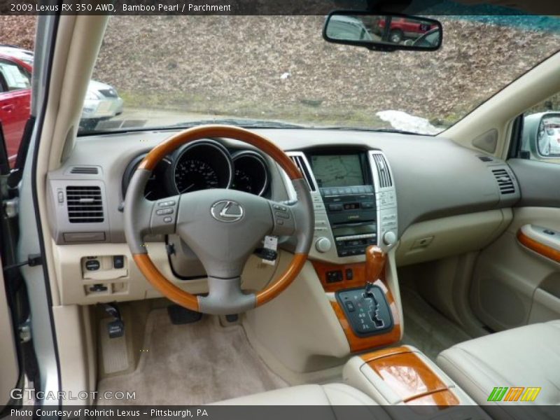 Bamboo Pearl / Parchment 2009 Lexus RX 350 AWD