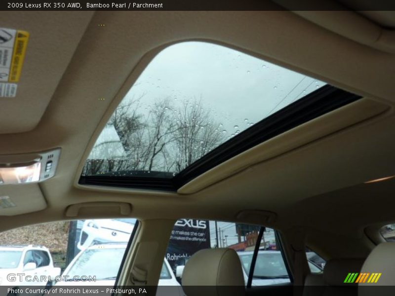 Bamboo Pearl / Parchment 2009 Lexus RX 350 AWD