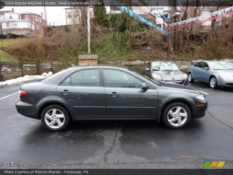 Steel Gray Metallic / Gray 2004 Mazda MAZDA6 i Sedan