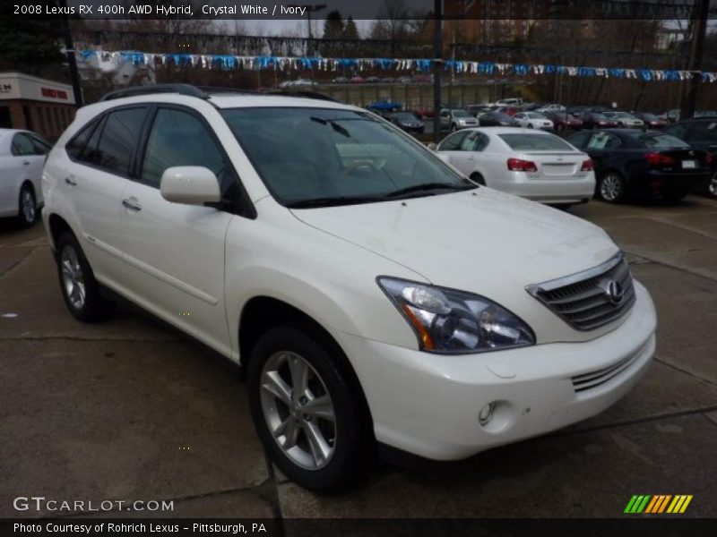 Crystal White / Ivory 2008 Lexus RX 400h AWD Hybrid
