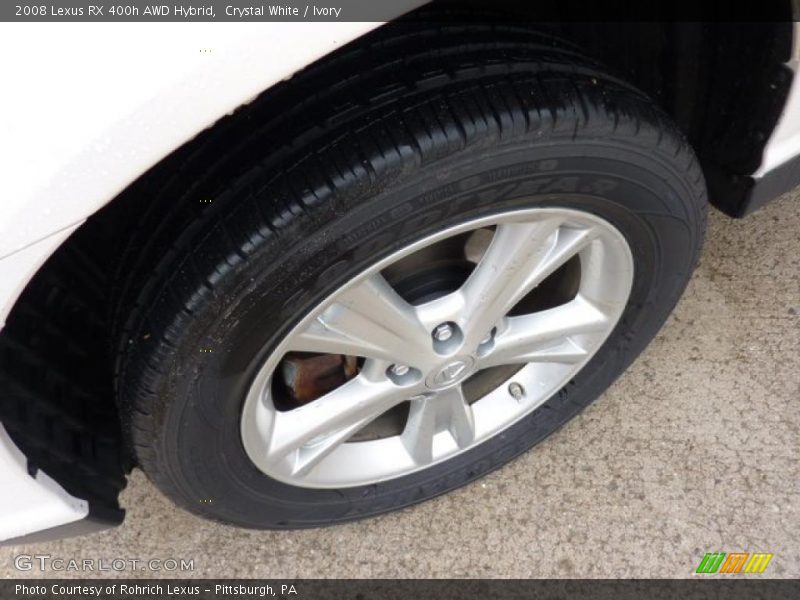 Crystal White / Ivory 2008 Lexus RX 400h AWD Hybrid