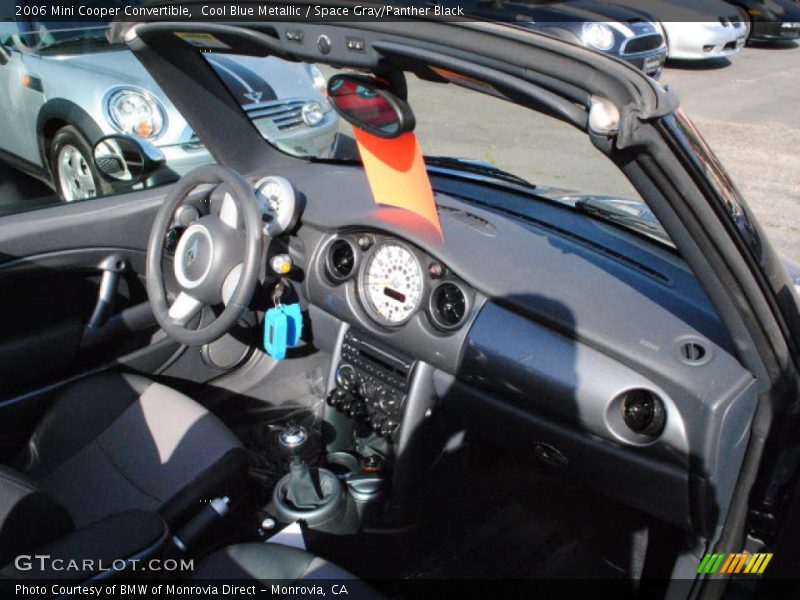 Cool Blue Metallic / Space Gray/Panther Black 2006 Mini Cooper Convertible