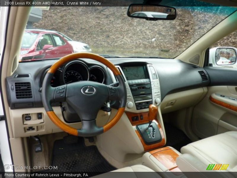 Crystal White / Ivory 2008 Lexus RX 400h AWD Hybrid