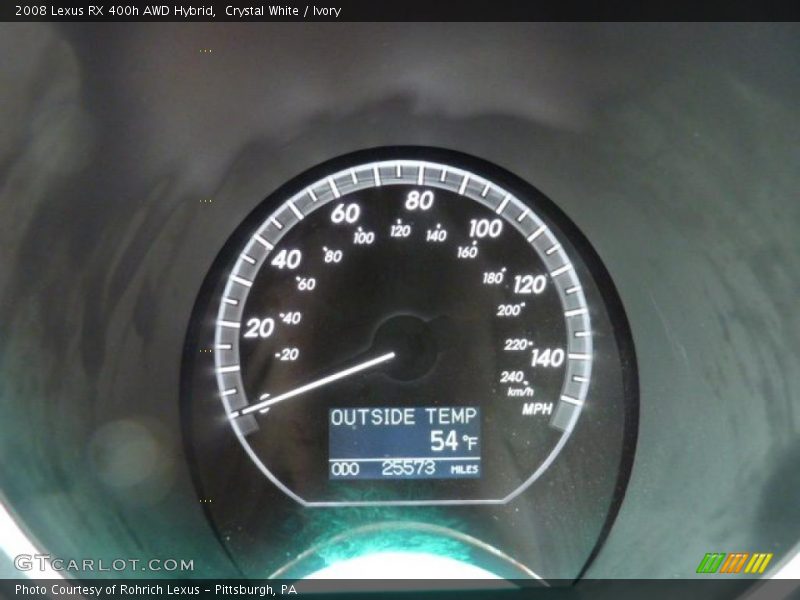 Crystal White / Ivory 2008 Lexus RX 400h AWD Hybrid