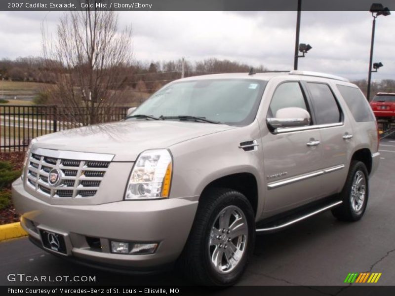 Gold Mist / Ebony/Ebony 2007 Cadillac Escalade