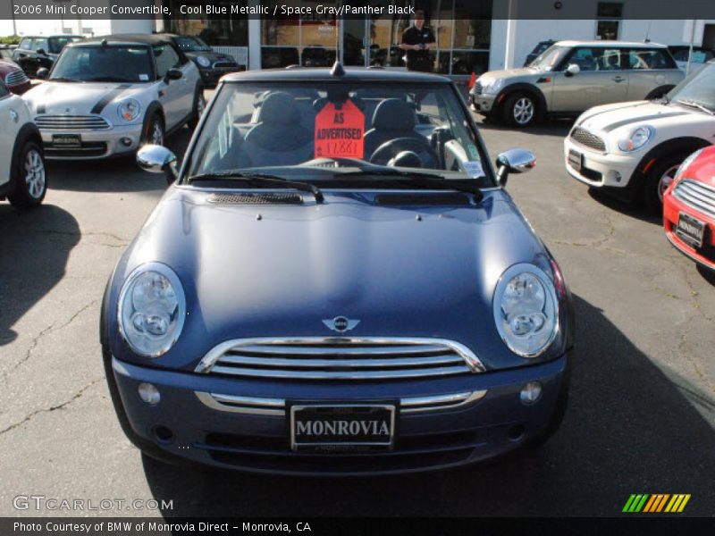Cool Blue Metallic / Space Gray/Panther Black 2006 Mini Cooper Convertible