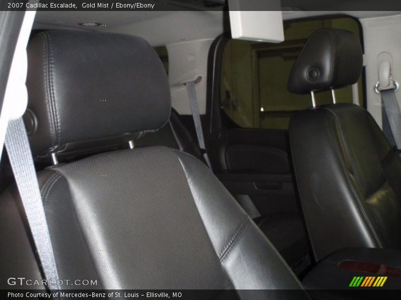 Gold Mist / Ebony/Ebony 2007 Cadillac Escalade