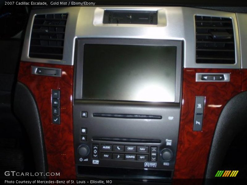Gold Mist / Ebony/Ebony 2007 Cadillac Escalade