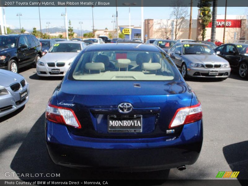 Blue Ribbon Metallic / Bisque 2007 Toyota Camry Hybrid