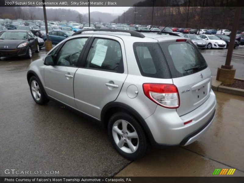 Silky Silver Metallic / Black 2007 Suzuki SX4 Convenience AWD