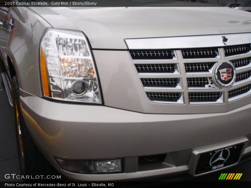 Gold Mist / Ebony/Ebony 2007 Cadillac Escalade
