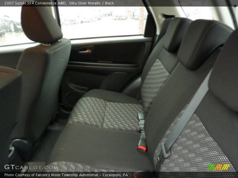 Silky Silver Metallic / Black 2007 Suzuki SX4 Convenience AWD