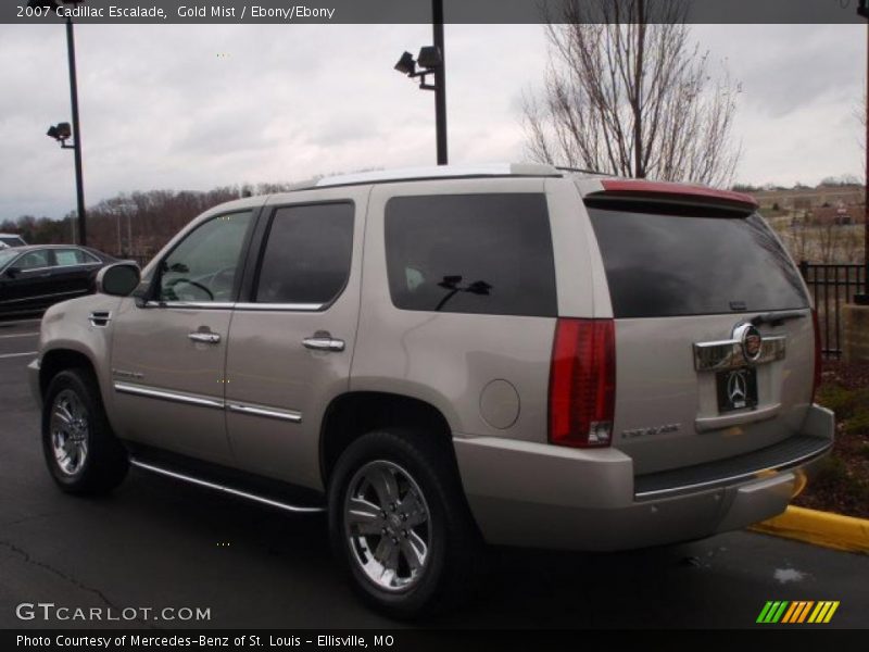 Gold Mist / Ebony/Ebony 2007 Cadillac Escalade