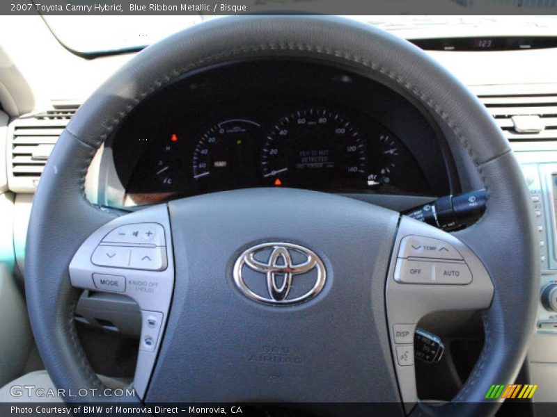 Blue Ribbon Metallic / Bisque 2007 Toyota Camry Hybrid