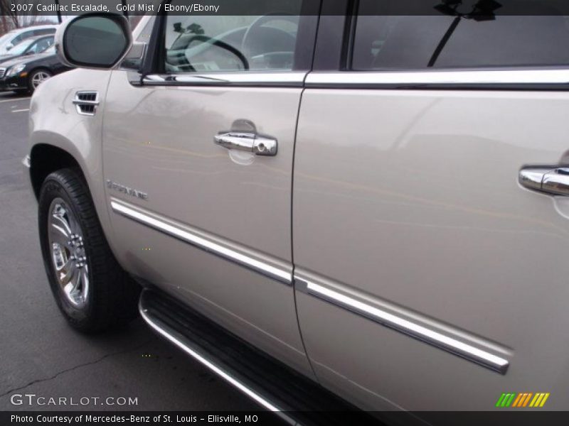 Gold Mist / Ebony/Ebony 2007 Cadillac Escalade