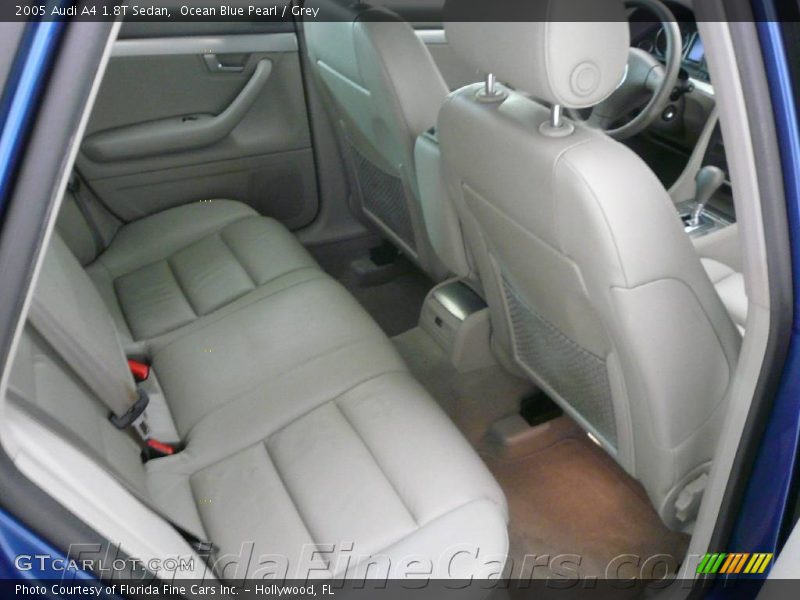 Ocean Blue Pearl / Grey 2005 Audi A4 1.8T Sedan