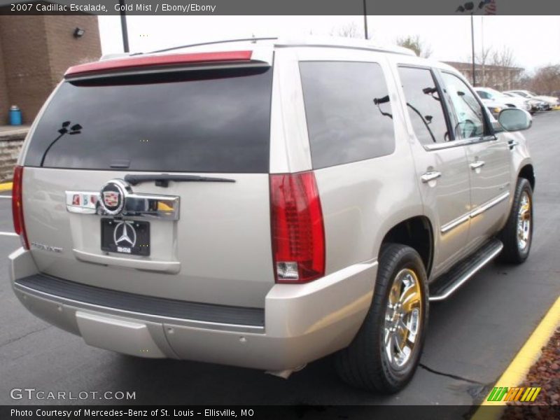 Gold Mist / Ebony/Ebony 2007 Cadillac Escalade