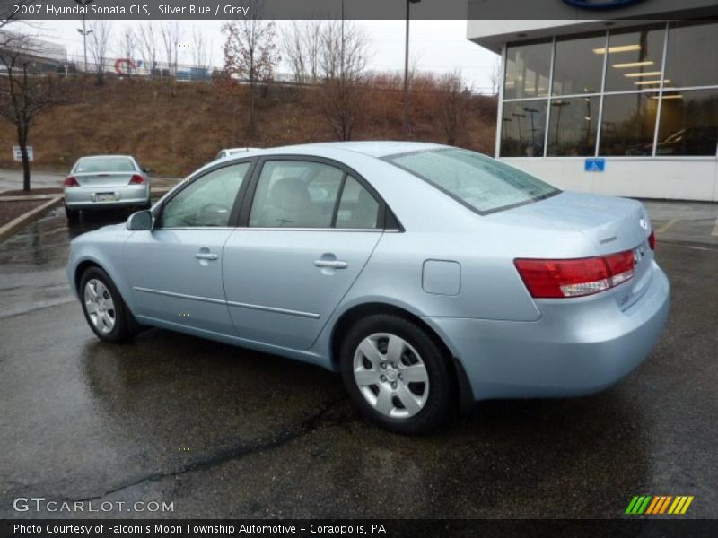 Silver Blue / Gray 2007 Hyundai Sonata GLS