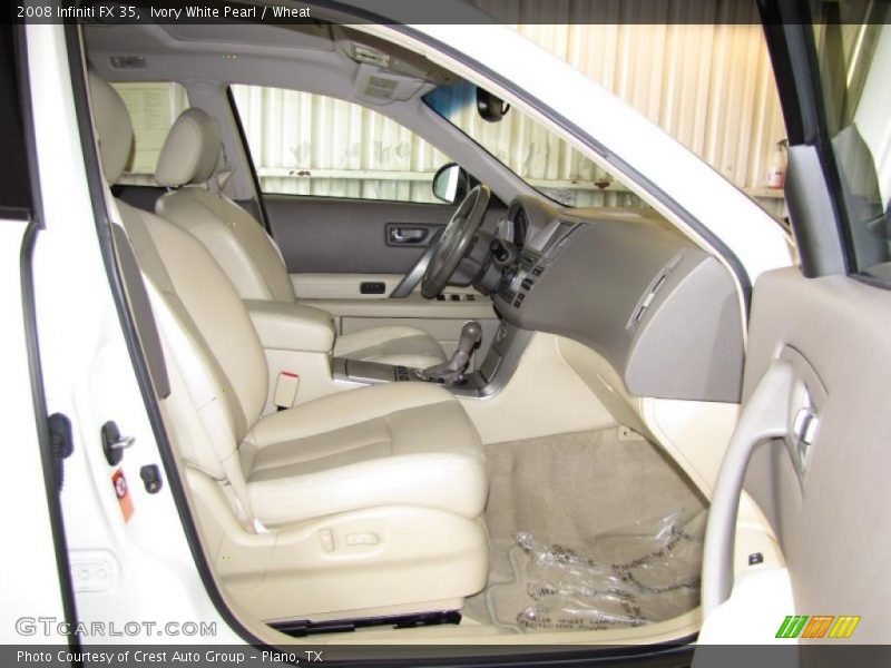 Ivory White Pearl / Wheat 2008 Infiniti FX 35