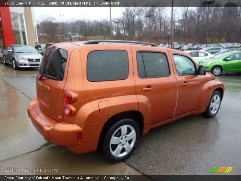 Sunburst Orange II Metallic / Ebony Black 2008 Chevrolet HHR LS